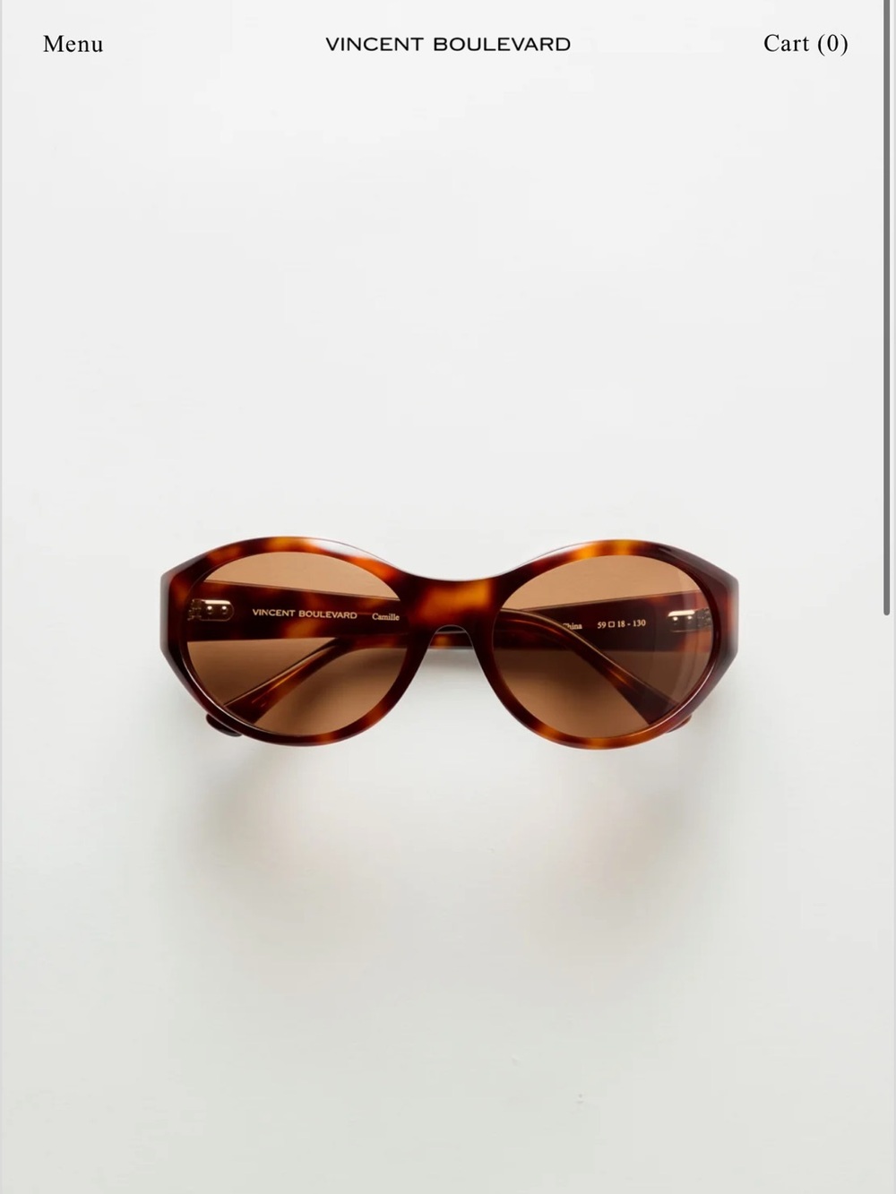 Camille Women's Tortoiseshell Sunglasses - Vincent Boulevard